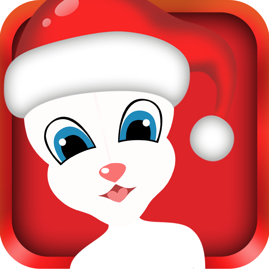 Talking Cute Baby App Icon Talking Jeannie The Cute Christmas Cat